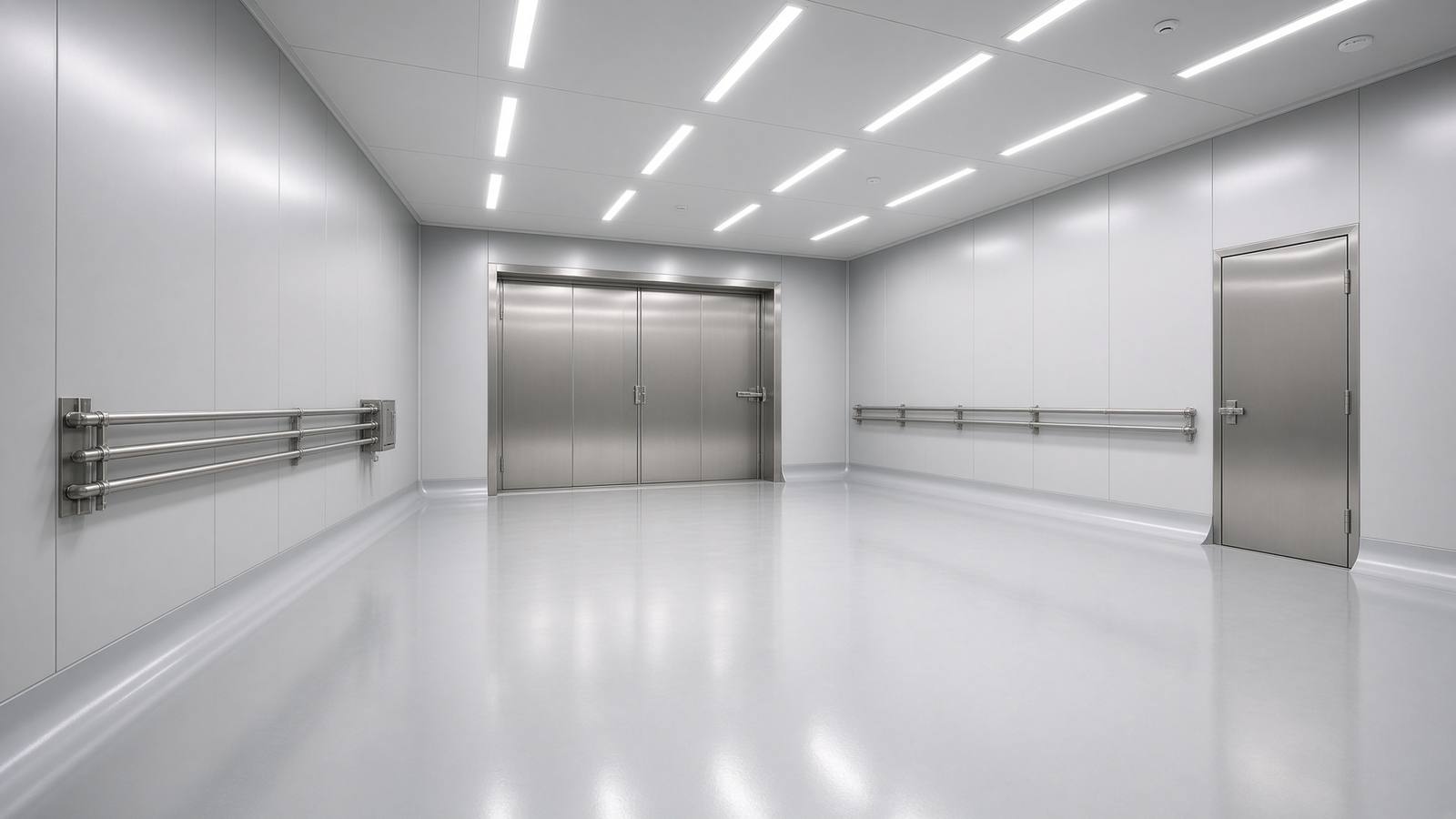 Food facility interior requiring stored-product control